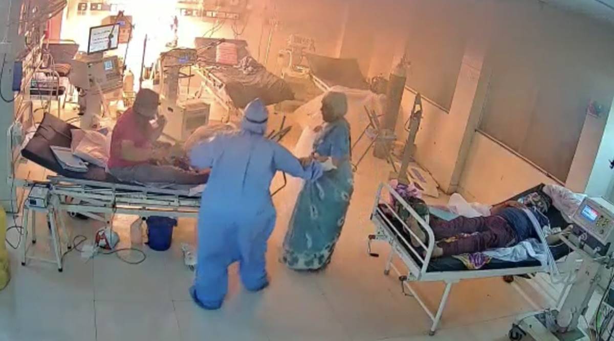 hospital fire