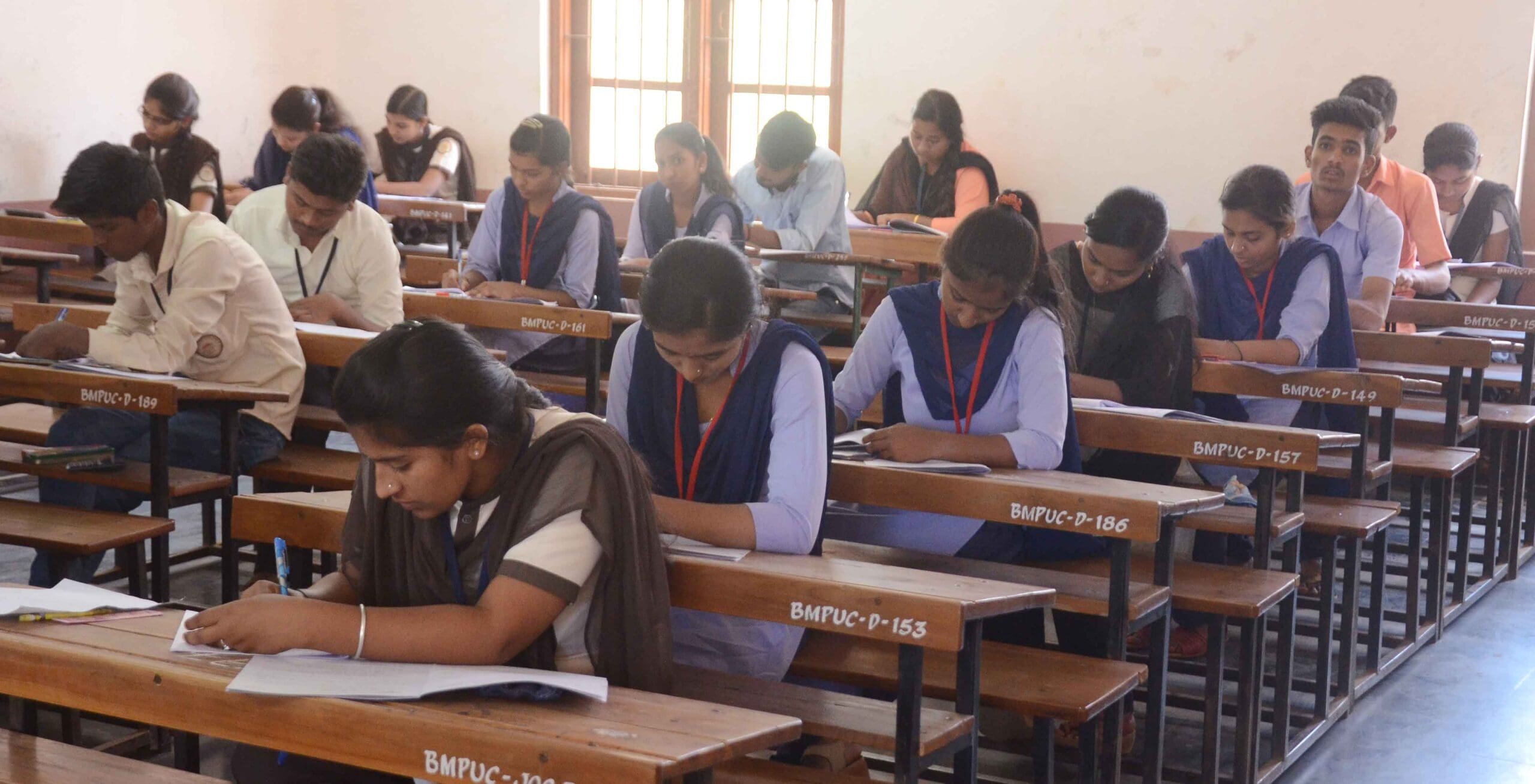 PUC 2 nd Year Exam in Basel Mission Junior College in Dharawad 2 1581532784