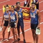 ஆசிய தடகள போட்டியில் ஸ்ரீலங்கா அணி படைத்த சாதனை