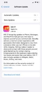 iOS 17