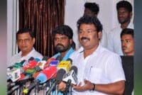 202002060432067433 Director Gowthaman held for attempt to protest consecration SECVPF