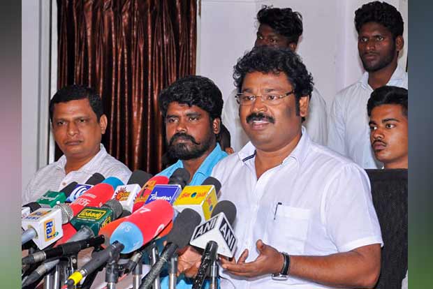 202002060432067433 Director Gowthaman held for attempt to protest consecration SECVPF