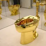 p 2 91443317 sothebys golden toilet