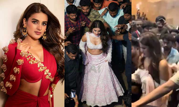 ஐதராபாத் மாலில் பரபரப்பு: நடிகை நிதி அகர்வாலிடம் ரசிகர்கள் அத்துமீறல் - போலீசார் தீவிர விசாரணை! 1 44539566 7