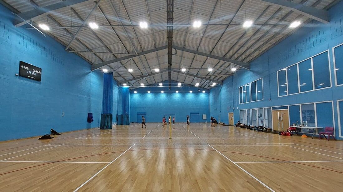 sports hall lighting