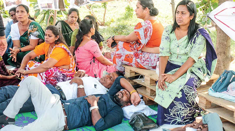 Development officers protest