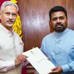External Affairs Minister S Jaishankar calls on Sri Lankan President Anura Kumara Dissanayake in Colombo on Tuesday. ANI