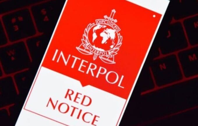 Interpol red notice
