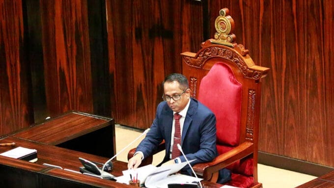 Parliament rejects misuse claims against Speaker Jagath Wickramaratne