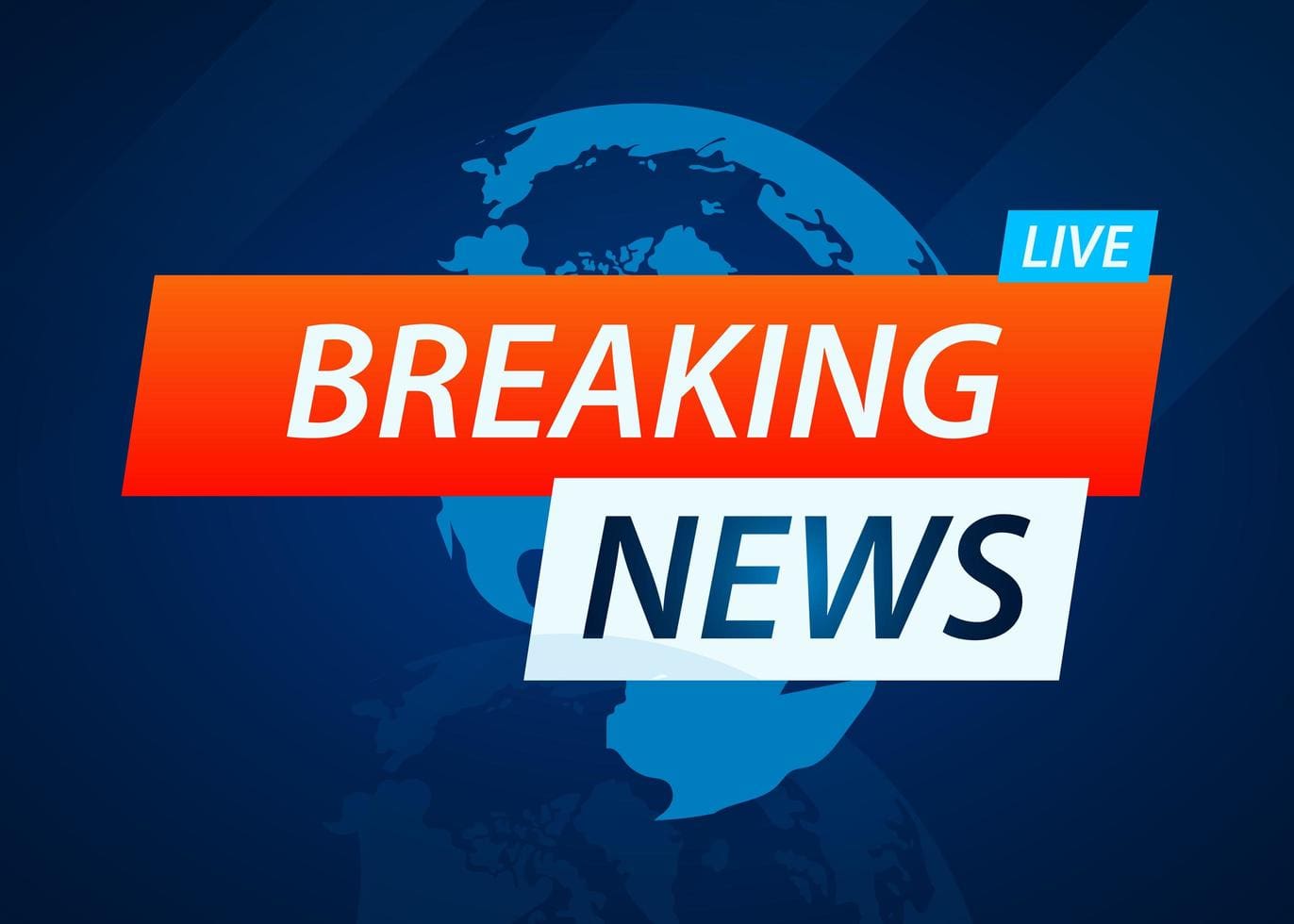 breaking news background design vector
