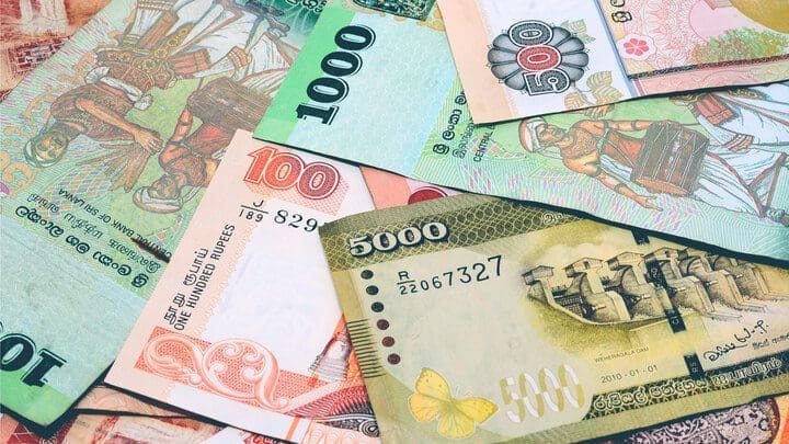 money banks sri lanka rupee banknote