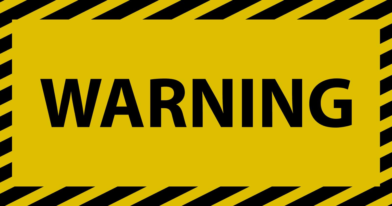 warning