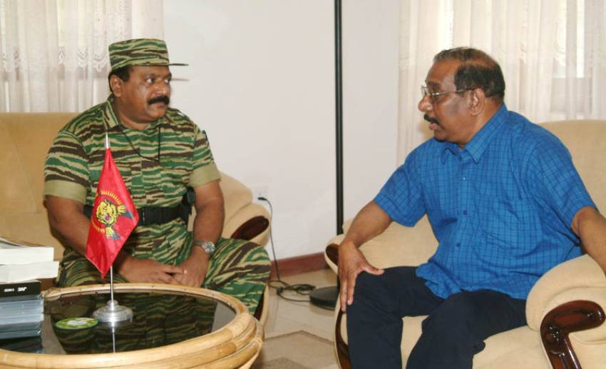 Anton Balasingham meets Mr. V. Pirapaharan