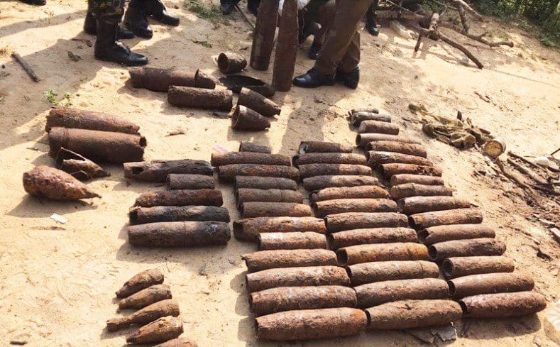Explosives Found at Umayalpuram in Kilinochchi Including Mortar Bombs