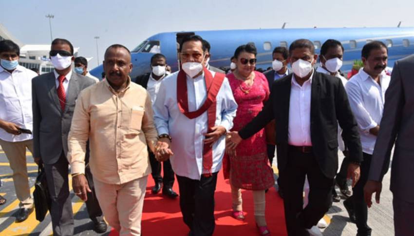 Mahinda Rajapaksa tirupati visit
