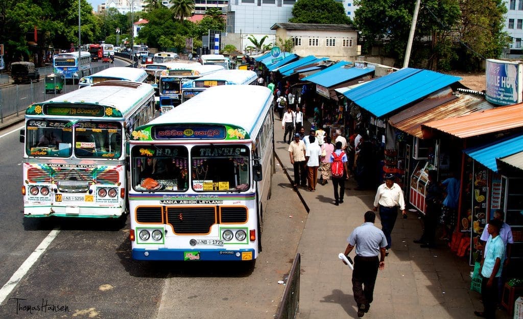 no english on these busses in colombo sri lanka