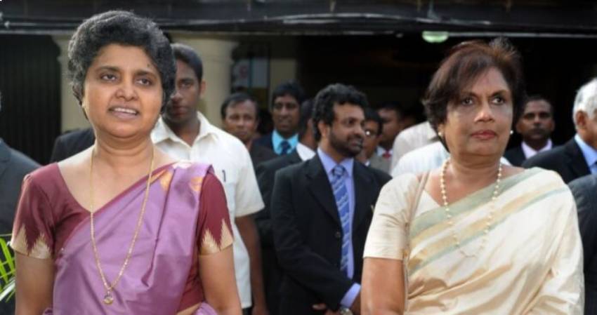 Chirani Bandaranaike and Chandrika