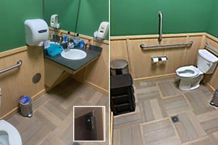 dental clinic bathroom cameras