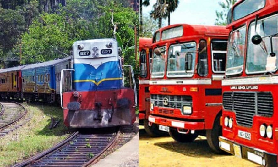 இன்று விசேட பஸ், ரயில் சேவைகள் 1 Special bus and train services