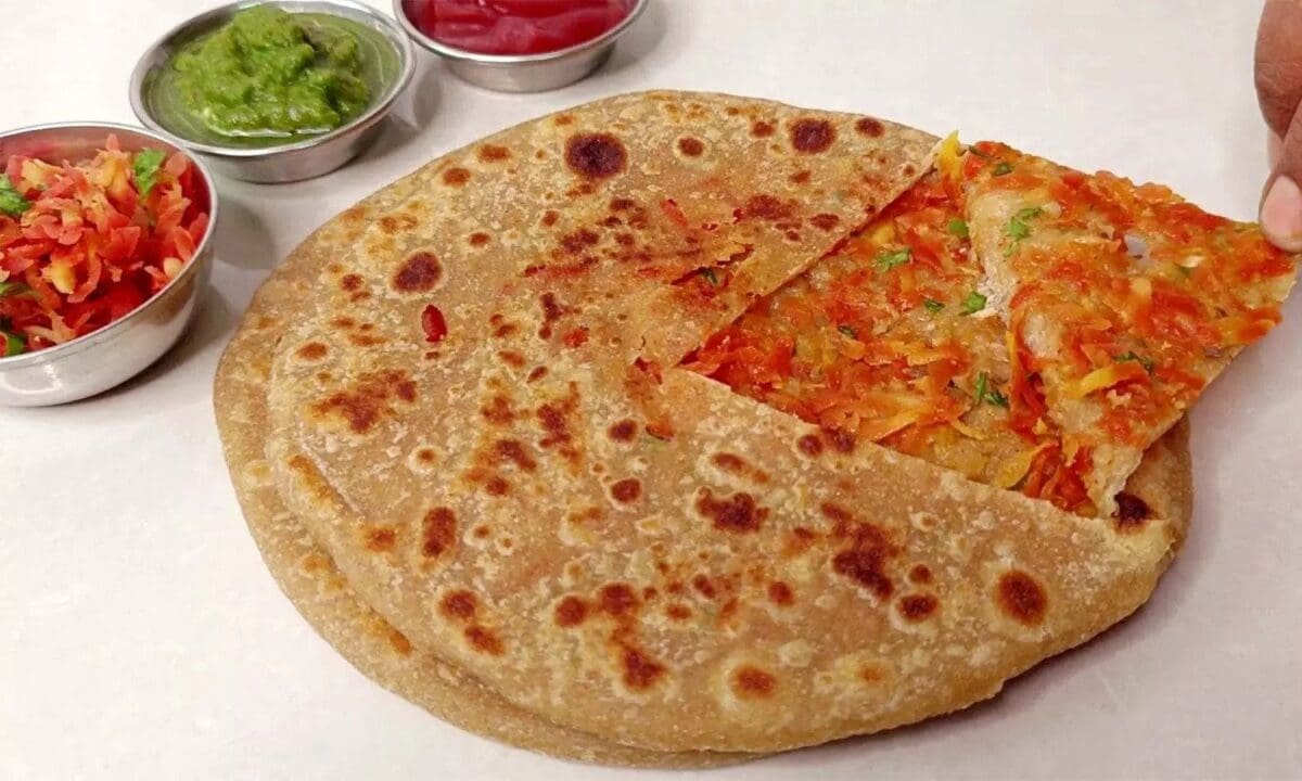 வெஜிடபிள் சப்பாத்தி 1 Vegetable chapati