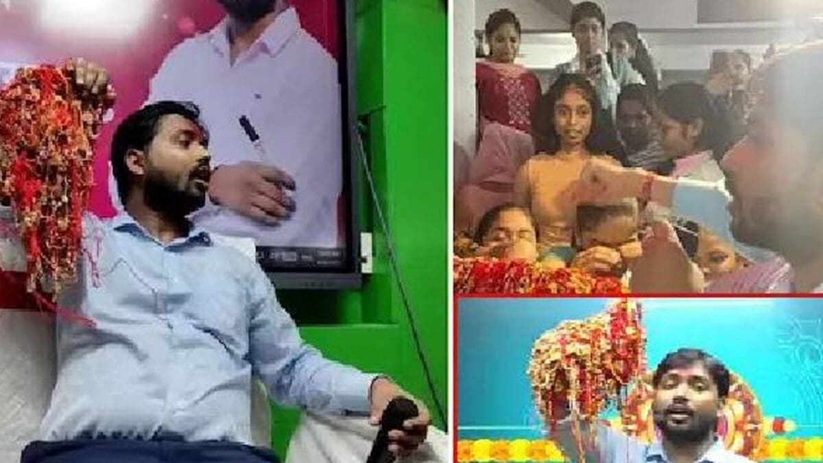 ஆசிரியருக்கு 7,000 ராக்கி கயிறுகள் கட்டிய மாணவிகள் 1 7 15 scaled